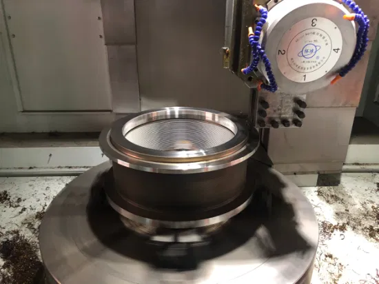 Máquina de torno de torneado vertical con matriz de anillo de pellets automática CNC (MLT