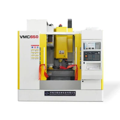 Fresadora Mini Vmc650 Máquina de torno Centro de mecanizado vertical CNC de alta precisión
